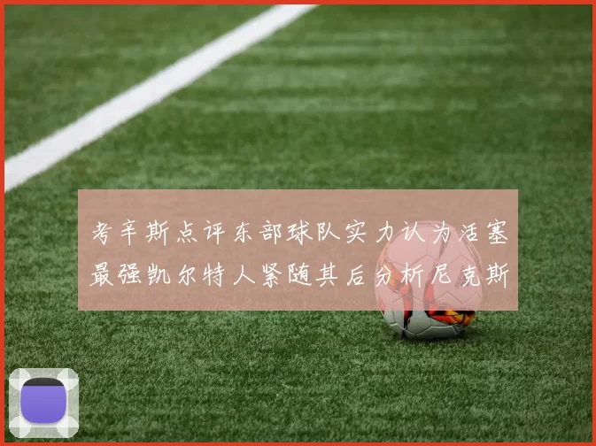 考辛斯点评东部球队实力认为活塞最强凯尔特人紧随其后分析尼克斯不足之处