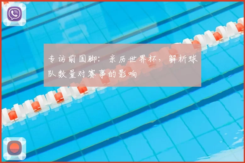 专访前国脚：亲历世界杯，解析球队数量对赛事的影响